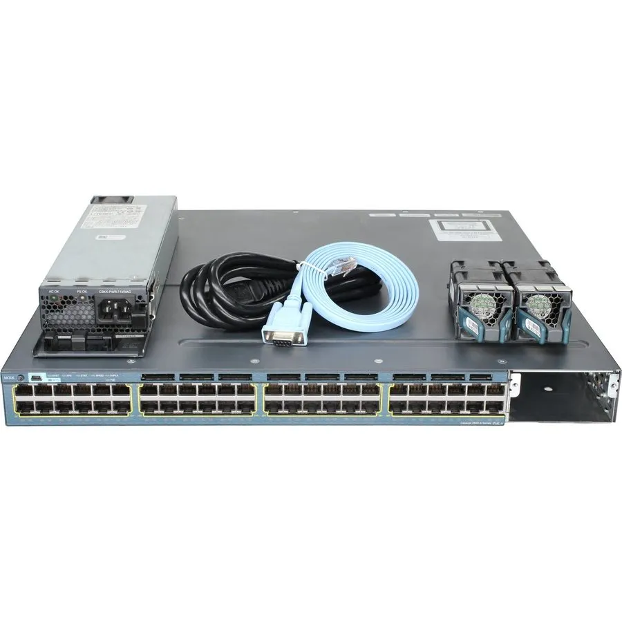 Коммутатор Cisco Catalyst WS-C3560X-48P-L 48P 1GbE 435W PoE+ Switch