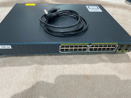 Коммутатор Cisco Catalyst 2960 Series Network Switch- Model WS-C2960-24PC-S