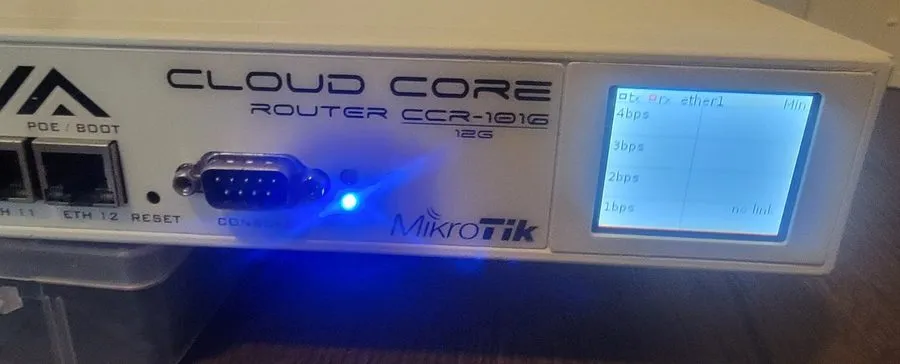 Маршрутизатор MIKROTIK CCR1016-12G 12-PORT GIGABIT CLOUD CORE ROUTER