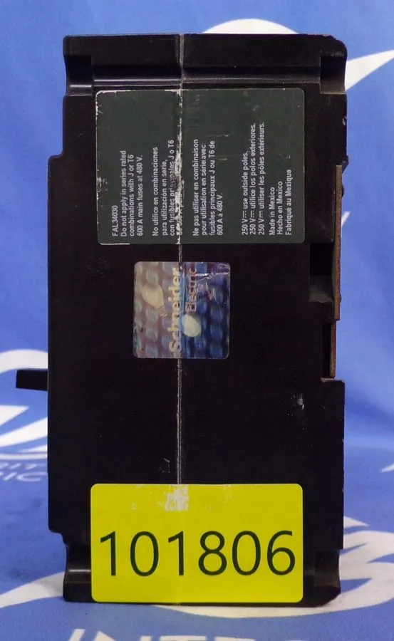Автоматический выключатель Square D FAL34030 480 V AC 250 V DC 30 A 3 P Circuit