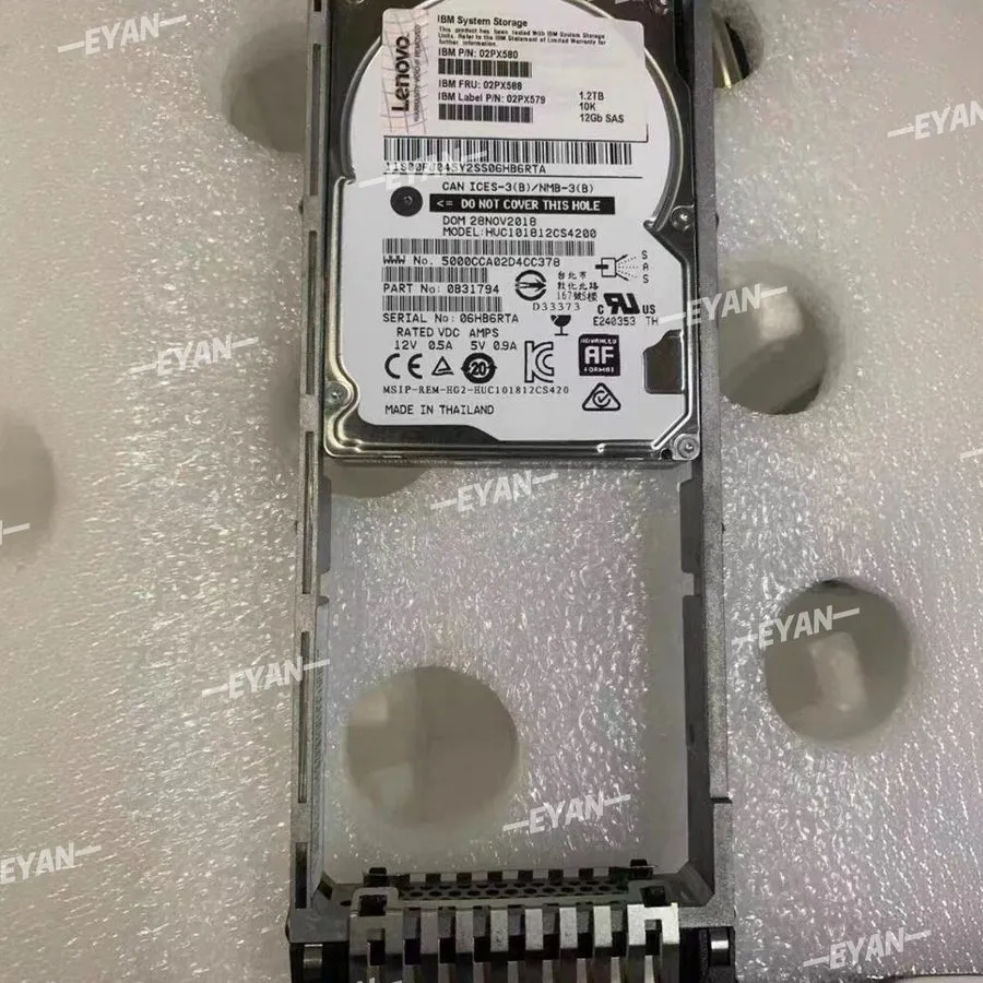 Жёсткий диск IBM 02PX580 02PX588 02PX579 1.2TB 10K RPM 2.5'' SAS 12Gb V5000E Har