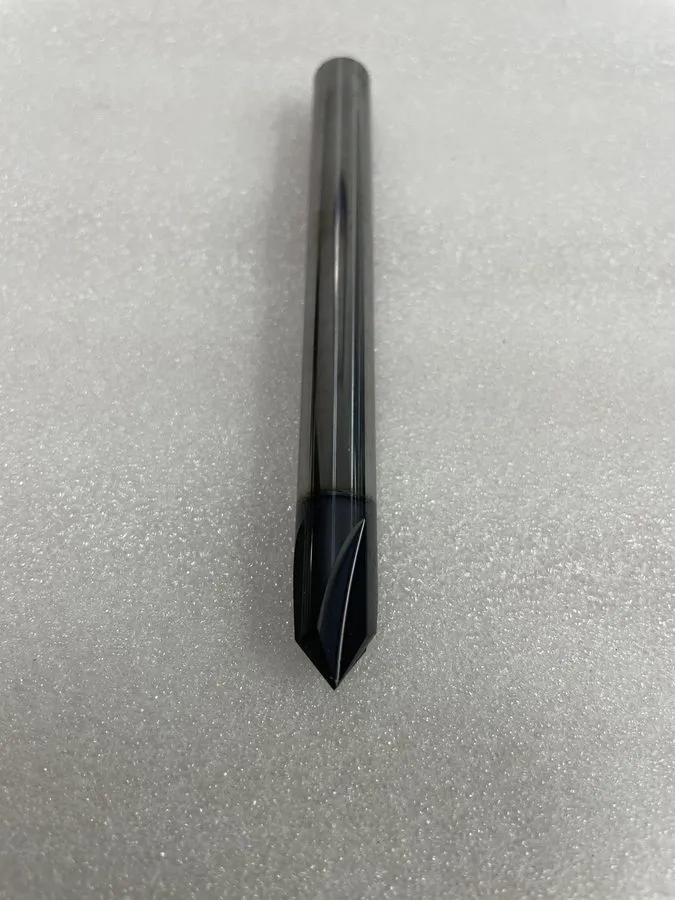 Режущий инструмент Sandvik 1C050-0150-045-XA 1620 45° 4FL Carbide Chamfer End Mi — фото лота 2