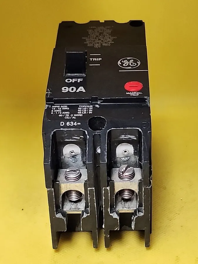 Автоматический выключатель General Electric E11592 3-Pole Circuit Breaker 100A 2 — фото лота 2