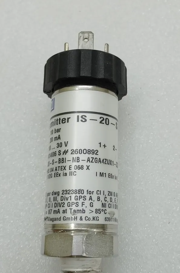 Датчик давления Wika IS-20-S 5000psi Pressure Transmitter 52744997 4-20mA 10-30V