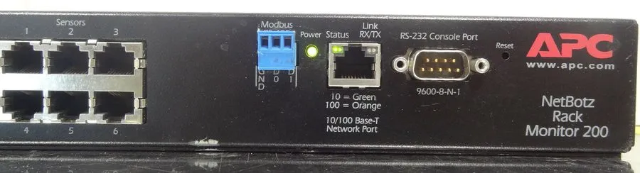 Стойка/шкаф APC NBRK0200 NetBotz Rack Monitor 200 Environmental Server Data Cent
