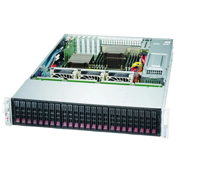 Сервер Supermicro CSE-216BE1C4-R1K23LPB 24x2.5" SAS3/4x NVMe 2x1200W 2U Chassis