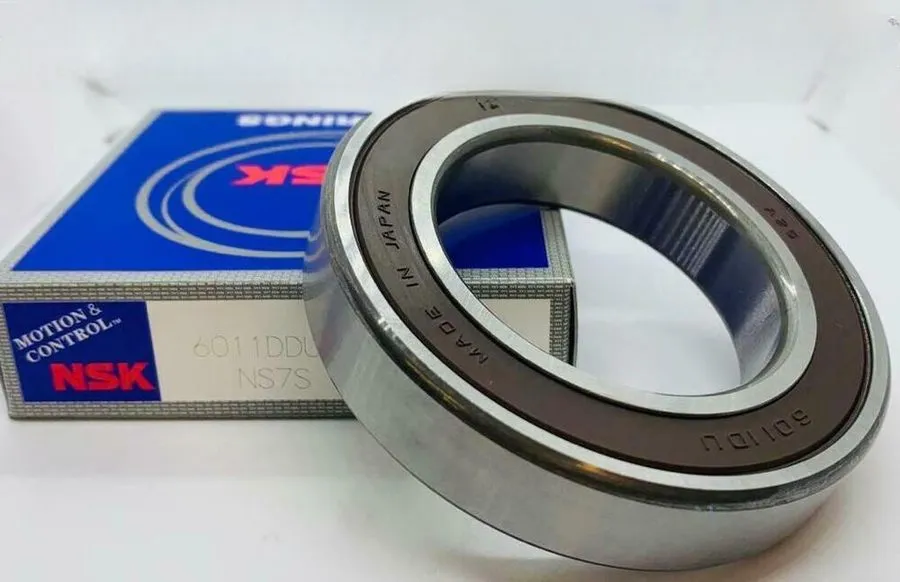 Подшипник 6011 DDU C3 Deep Groove Ball Bearing, Rubber Seal 55x90x18mm 6011-2RSV