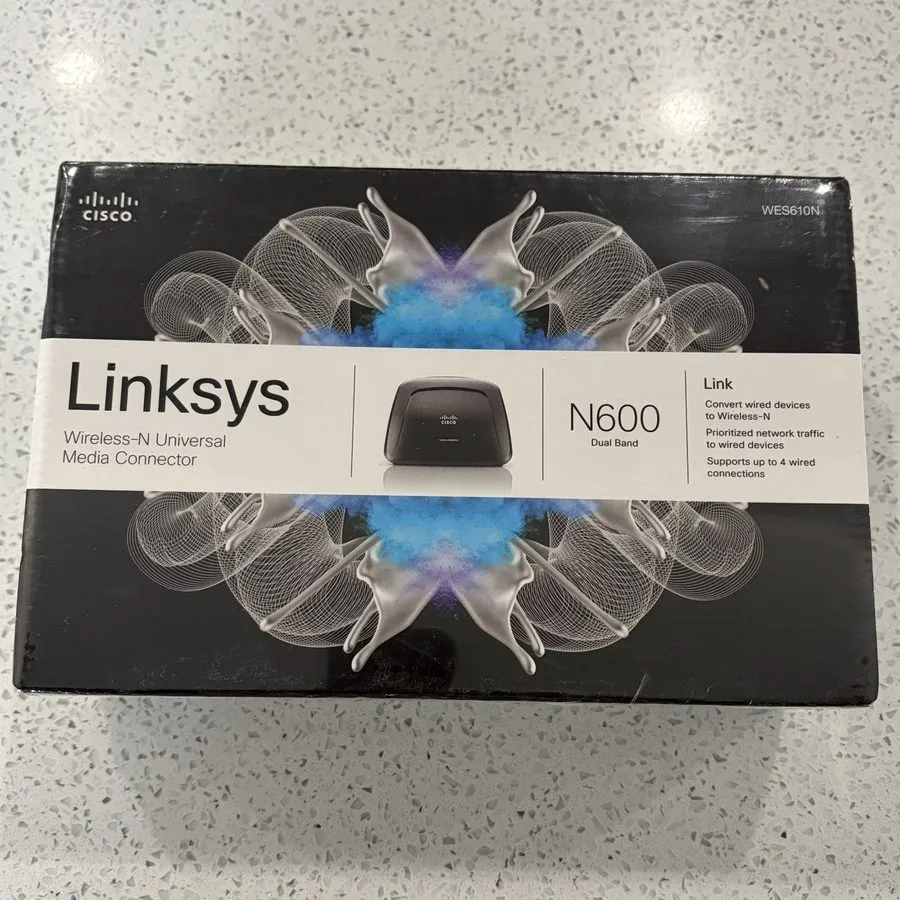 Коммутатор CISCO LINKSYS (WES610N) 4-PORT SWITCH DUAL BAND ENTERTAINMENT BRIDGE
