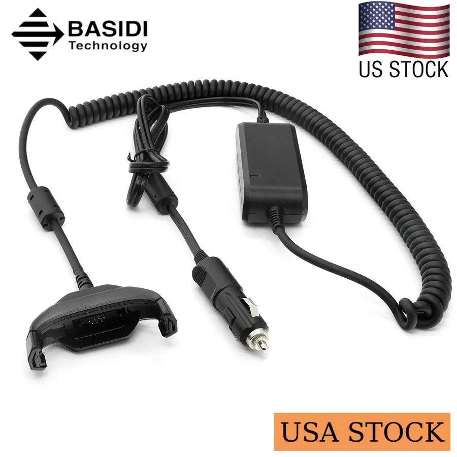 Терминал сбора данных DC Car Vehicle Charger Cable для Zebra TC51 510K TC52 TC56