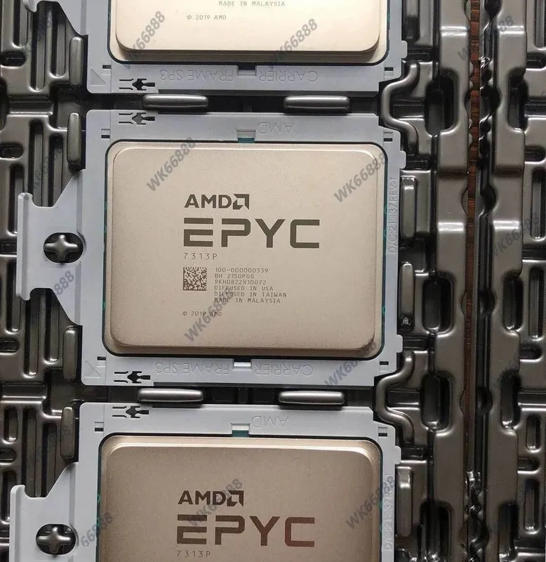 Процессор AMD epyc 7313p CPU processor 3.0-3.7ghz 16 core 128mb 155w sp3 (100-00