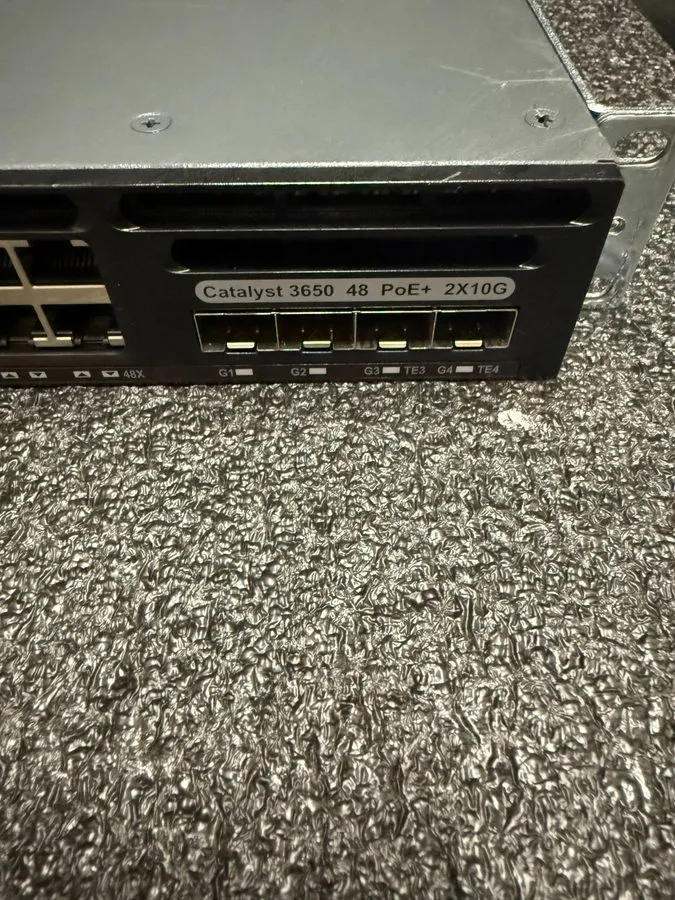 Коммутатор Cisco Catalyst 3650 48 Port Gigabit Switch PoE+ 1550W 2x10G WS-C3650-