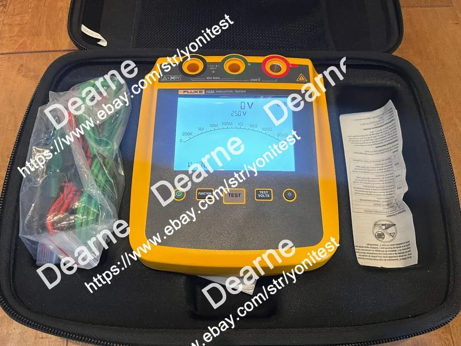 Тестер Fluke 1535 Megohmmeter/Insulation Resistance Tester kit, 2500V/500 GΩ