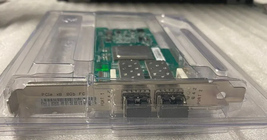 Трансивер HP AJ764-63002 QLogic QLE2562-HP PCIe 8GB FC HBA 489191-00 2x SFP