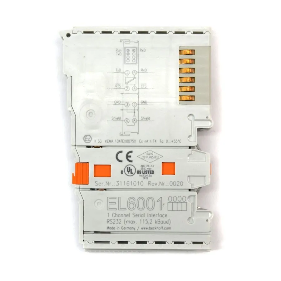 Модуль ввода-вывода EL6001 EtherCAT Terminal Communication — фото лота 3