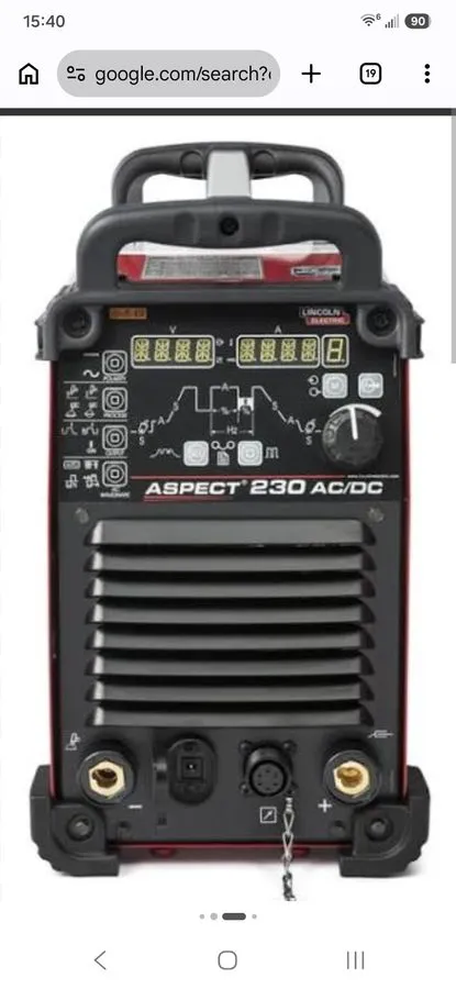 Сварочный аппарат Lincoln Electric K4340-1 Aspect 230 AC/DC TIG Welder — фото лота 1