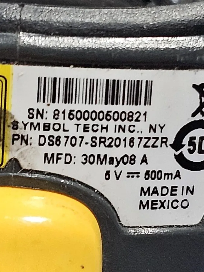 Сканер штрих-кода Symbol Motorola Handheld Barcode Scanner DS6707SR20167ZZR (YT4