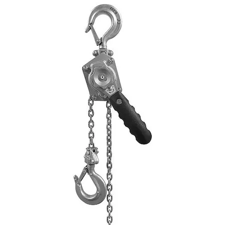 Таль Oz Lifting Products Ozss025-10Lh Lever Chain Hoist, 10 Ft Chain L, Silver — фото лота 1