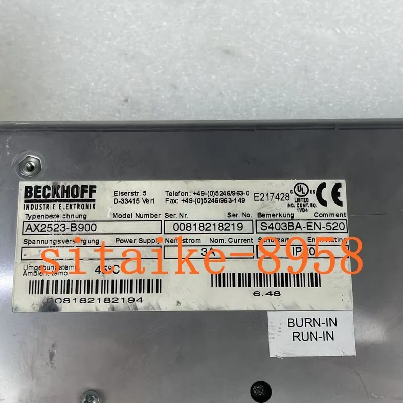 IIoT-устройство BECKHOFF AX2523-B900 TEST WELL WORK WELL 3 MONTHS