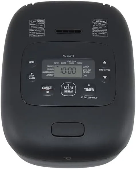 Рисоварка NL-EAC10BA Micom Rice Cooker & Warmer 5.5 Cups, Black — фото лота 1