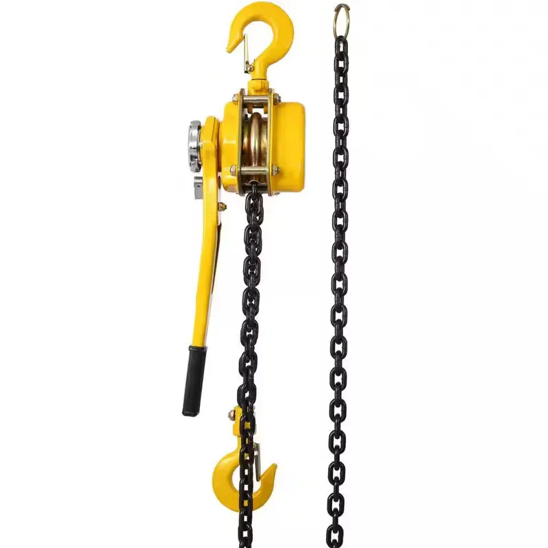 Таль Yellow 10 Ft. Heavy Duty Steel Manual Chain Hoist with 2-Heavy Duty Hooks a — фото лота 2