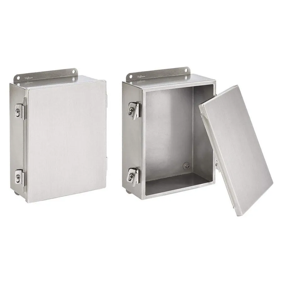 Монтажный шкаф HOFFMAN AHE12X12X4 Enclosure,Mtlc,12In.Hx 12In.Wx4In.D 32FG25 — фото лота 1