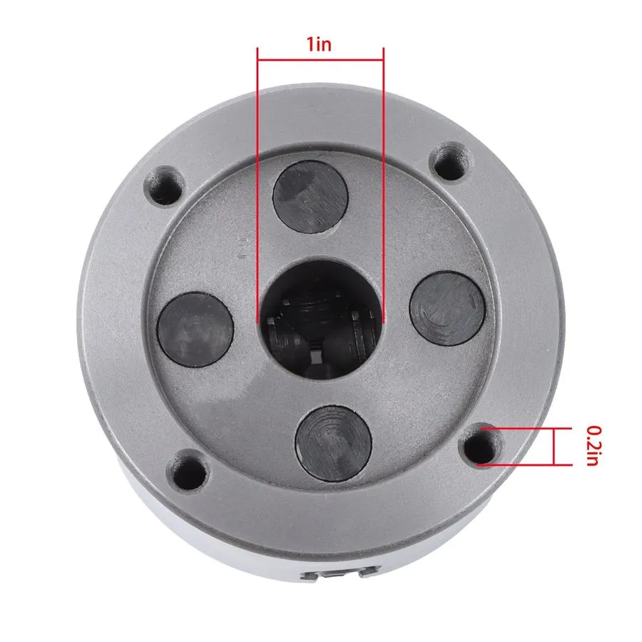 Режущий инструмент 4 Jaw Metal Lathe Chuck Self Centering K72-100 100mm 3.93" Ca — фото лота 2
