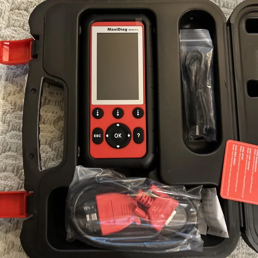 Диагностический сканер Autel MaxiDiag MD808 Pro Automatic Diagnostic Scanner Too — фото лота 2