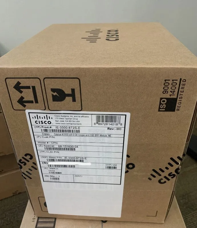 Коммутатор Cisco IE-3300-8T2S-E Industrial Ethernet Switch 8-Port