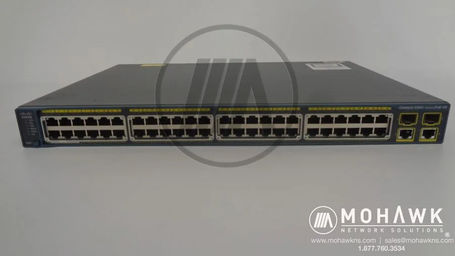 Коммутатор CISCO WS-C2960-48PST-L 48 PORT FE POE ETHERNET SWITCH W/2x SFP 370W