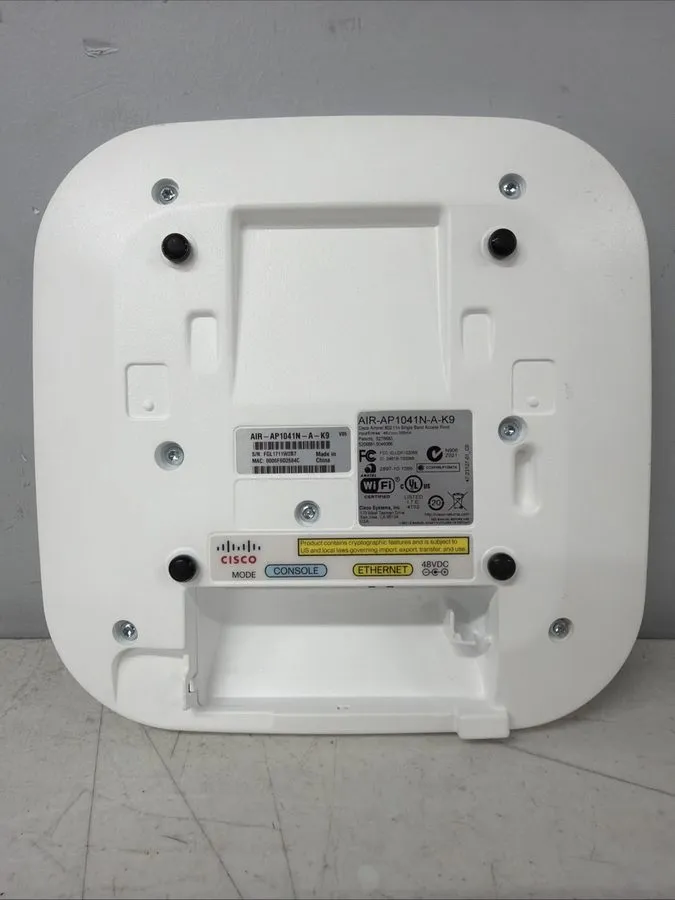 Точка доступа Wi-Fi 11x Cisco AIR-AP1041N-A-K9 802.11n 300Mbps Wireless Access P — фото лота 1