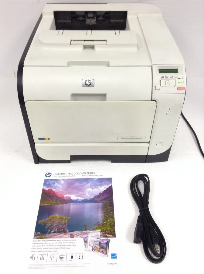 Лазерный принтер HP LaserJet Pro 400 M451NW Color Laser Printer 128MB, 88K Pages