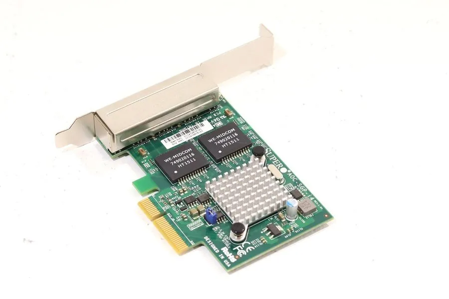 Кабель Supermicro AOC-SGP-I4 4-Port Gigabit Ethernet NIC PCIe 2.1 x4 Low Profile