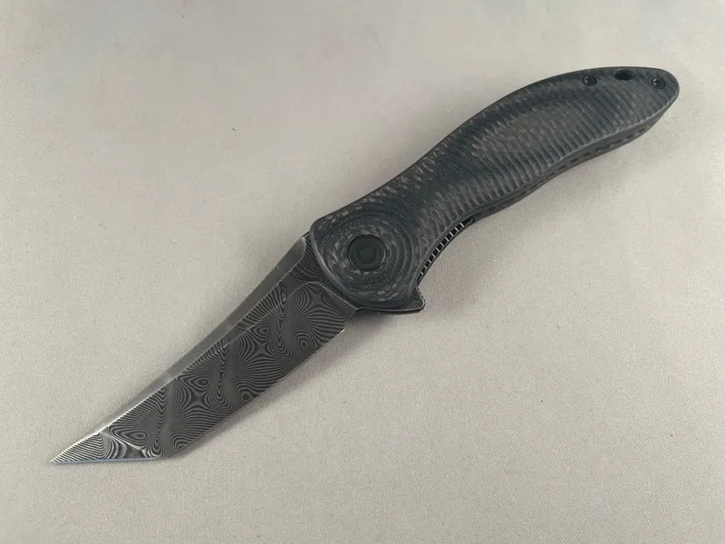 Сервер Civivi Synergy3 Linerlock Tanto C20075B-DS1 3.25" Damascus Carbon Fiber F