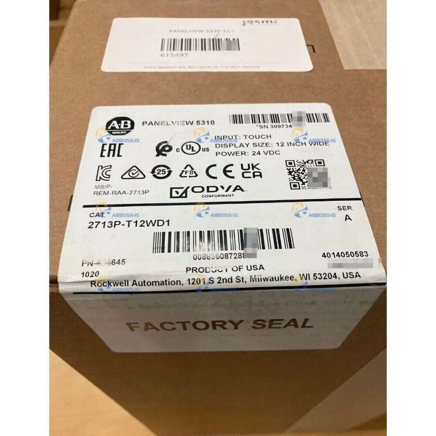 Панель оператора Allen-Bradley 2713P-T12WD1 PanelView 5310 12" wide Graphic Term
