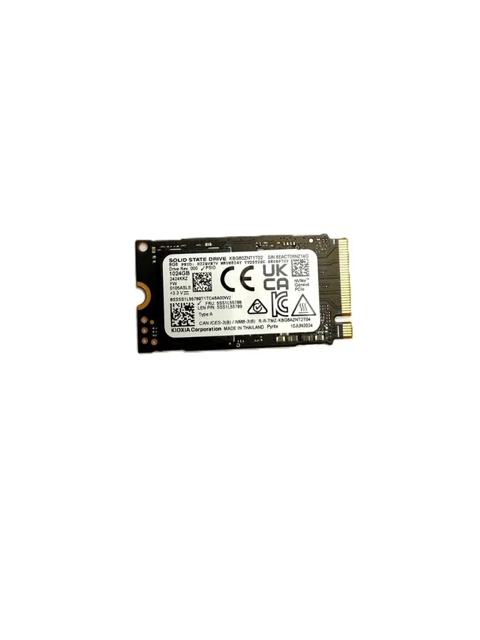 SSD-накопитель KIOXIA SSD 1TB Nvme SSD M.2 2242 KBG60ZNT1T02 #1532