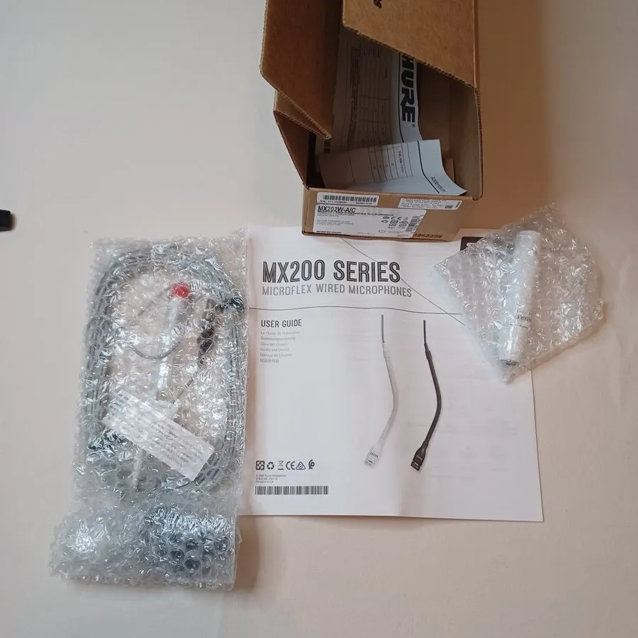 Микрофон Shure Overhead Cardioid Condenser Microphone White (MX202W-A/C)