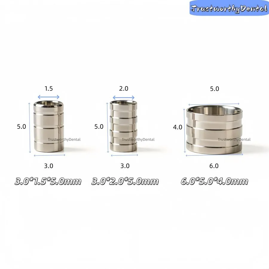 Режущий инструмент Dental Implant Guide Sleeve Kit 3 Sizes Universal Drill Guide — фото лота 2