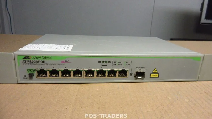 Коммутатор Allied Telesis AT-FS708/POE Unmanaged Fast Ethernet 8-port 10/100TX S