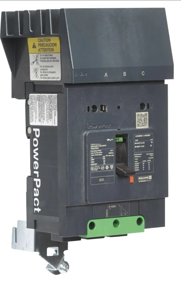 Автоматический выключатель Square D BJA36030 3 Pole 30 Amp PowerPact Circuit Bre — фото лота 1