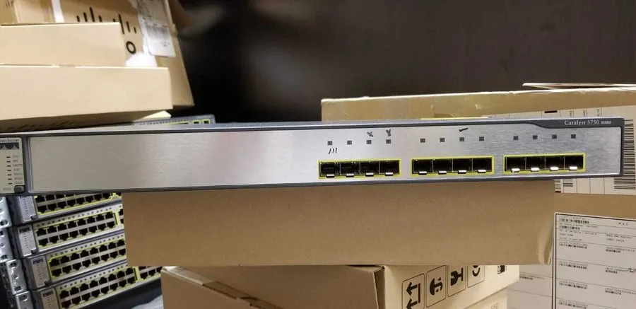 Коммутатор Cisco Catalyst 3750G 12 Port Gigabit SFP Switch WS-C3750G-12S-E