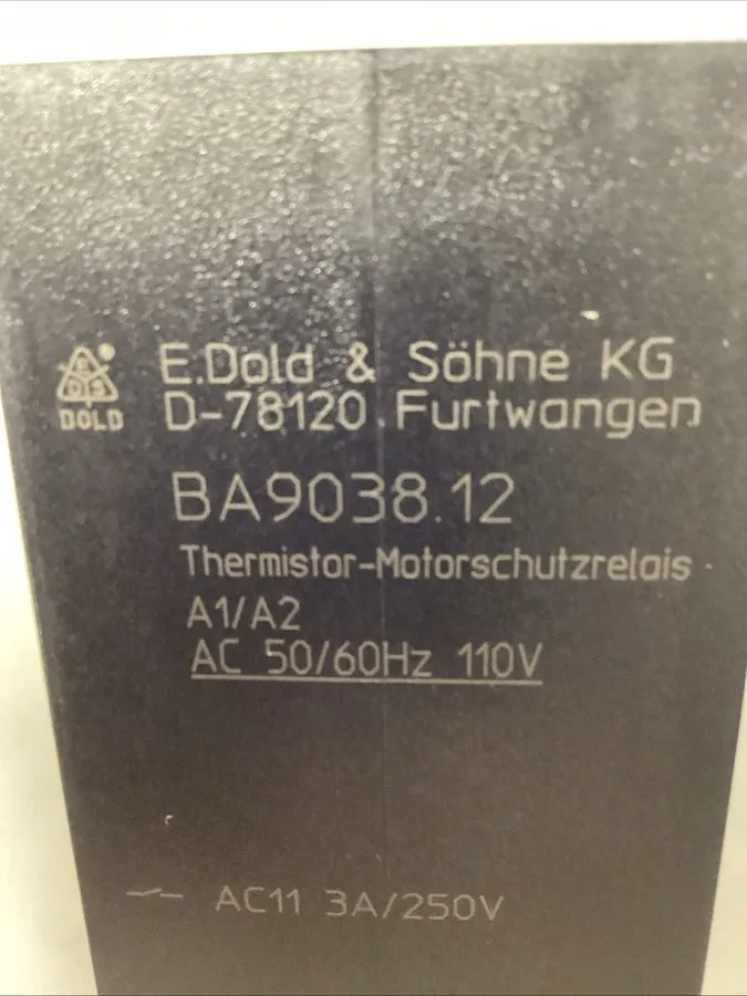 Реле защиты Eds Dold BA9038 12 Motor Protection Relay N-377