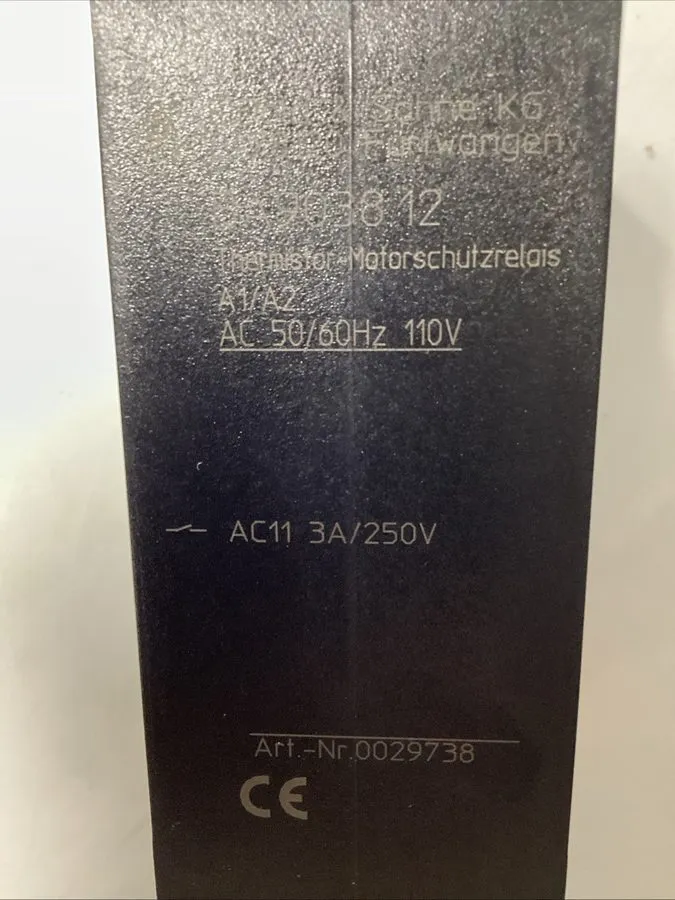 Реле защиты Eds Dold BA9038 12 Motor Protection Relay N-377 — фото лота 2