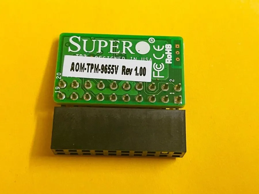 Модуль TPM Supermicro Vertical TPM 1.2 Security Module w/ Infineon 9655 AOM-TPM-