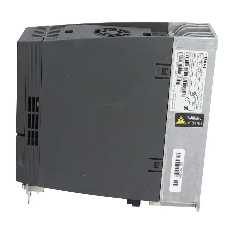 Частотный преобразователь Siemens 6SL3210-1KE13-2UB1 SINAMICS G120C UMP — фото лота 2