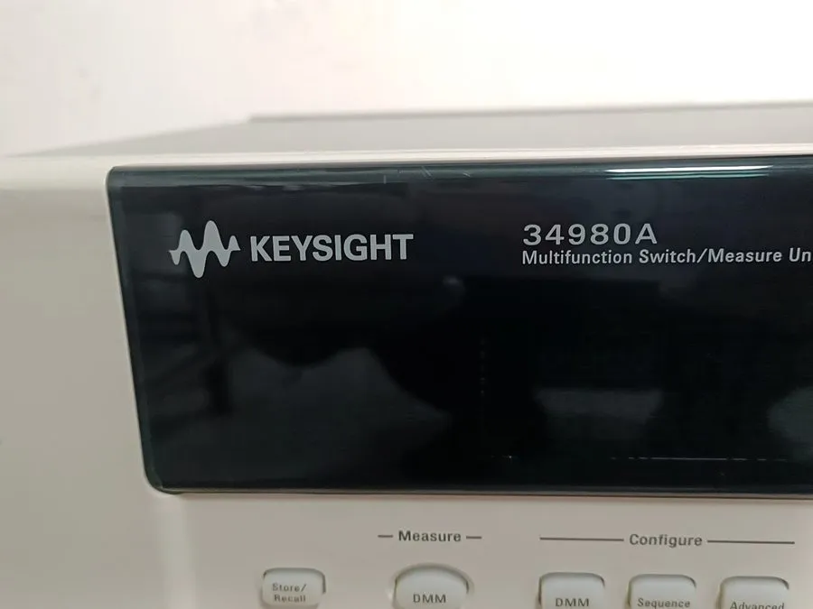 Тестер Agilent/Keysight 34980A data acquisition instrument&ic — фото лота 1