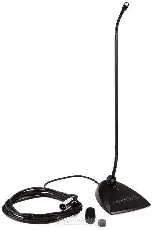 Микрофон Shure MX418D/S 18" Supercardioid Desktop Gooseneck Condenser Microphone — фото лота 1