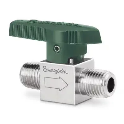 Клапан SWAGELOK SS-4P4T QUARTER TURN PLUG VALVE 1/4" TUBE OD 316SS
