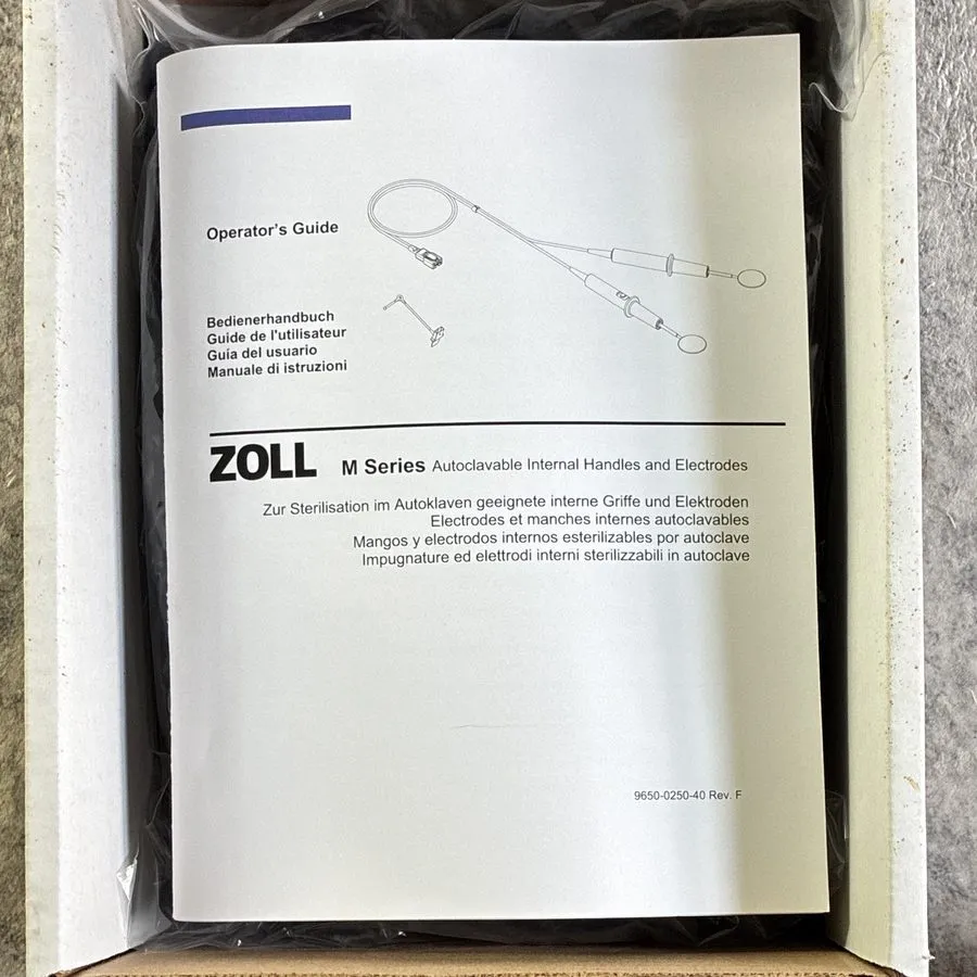 Коммутатор Zoll 8011-0501-01 Autoclavable Handle Assembly W/ Switch 31193 — фото лота 2