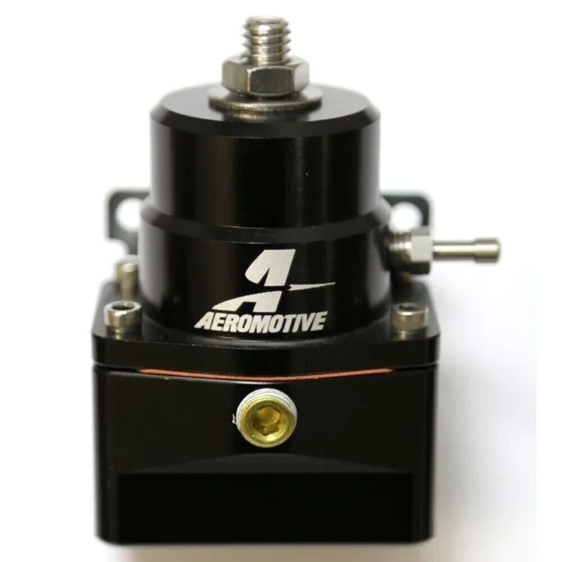 Привод Aeromotive 13109B A1000 EFI Adjustable Fuel Pressure Regulator -6AN Black — фото лота 1