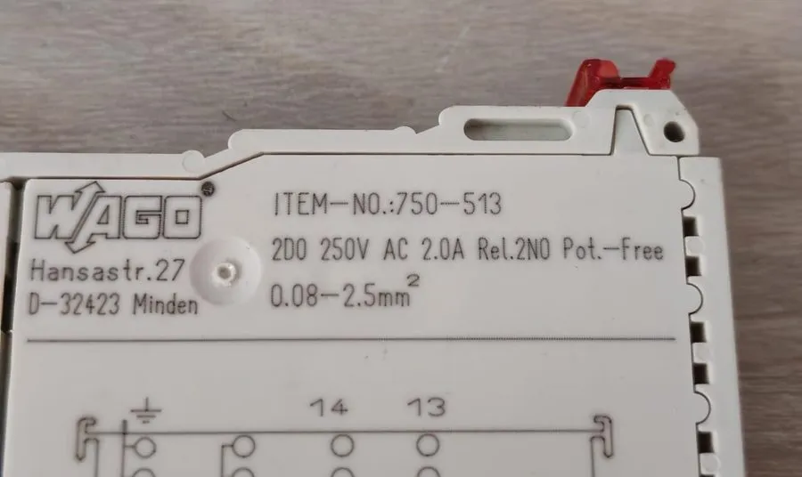 Модуль ввода-вывода Wago 750-513 2NO Output Module Relay 250VAC 2.0A